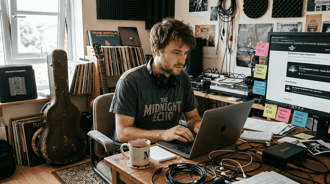 Musician website must-haves: fan engagement & sales 2026